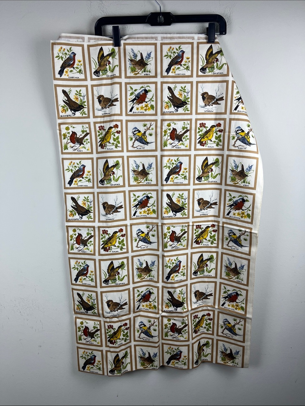 Bird Print Fabric Multicolor Birds Sewing Quilting Craft Material By The Yard